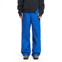 메종미네드 에센셜 COTTON WIDE 팬츠 바지 블루