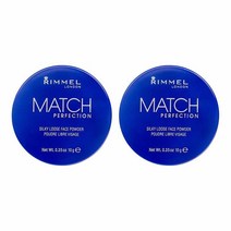 Rimmel London Match 퍼펙션 루즈 파우더 투명 9.9g, 0.35 Ounce (Pack of 2)
