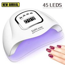 젤네일기계 셀프 젤 램프 120/80W SUN X5 네일 건조기 모든 매니큐어 경화 UV LED 스마트 라이트 휴대용 건조 도구 폴리쉬, SUNX5MAX-120W_미국