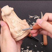 끌 목공 공구 DIY 목판화 칼 조각 나무 도구 목공 취미 예술 공예 커터 그래버 도자기 세라믹 클레이 12, 한개옵션0