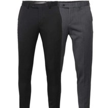 남성 슬랙스 정장바지 팬츠 코이런 기모 정장 밴딩