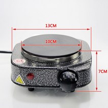 다기능 미니 전기 스토브 가열로 차 만들기 우유 단일 주방 110V 500W, 02 Black_04 AU