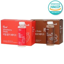 [A.H.] 물만 넣어먹는 체중 조절용 단백질 프로틴 쉐이크 초코맛 딸기맛 1박스 7개입 단백 유청 분말 식사대용, 딸기맛 1박스(7개입)