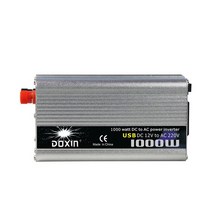 알루미늄 자동차 인버터 12V 220V 1500W 2000W DC-AC 전압 변환기 수정 된 순수 사인파 전력 전송 전기, 02 1000W_02 24V_01 110V 60Hz