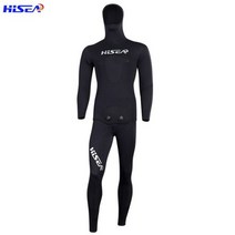드라이 슈트 전신 다이빙 잠수복 프리다이빙 스킨스쿠버 네오프렌 스쿠버 남성 수중 사냥 서핑 전면 지퍼 스피어 낚시 수영 카약 장비 10, 5, m, 5