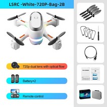 미니드론 농업용드론 열화상드론 방제드론 LSRC-레인보우 미니 드론 2022 p 480P HD 듀얼 카메라 와이파, 11 W-Dual720P-Bag-2B