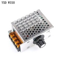 2000W 10000W AC 220 V SCR 전압 전력 조정기 조광기 LED 모터 속도 컨트롤러 전원 공급 장치 모듈, 02 4000W Regulator, 02 4000W Regulator