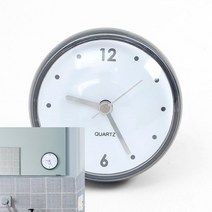 흡착식 방수 벽시계 블랙 화이트 벽걸이led시계 가벼운벽시계 무소음전자벽시계 무소음벽시계 수입벽시계 벽걸