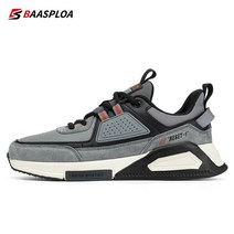 스쿼시화 탁구화 테니스화 배드민턴화 baasploa 남성 캐주얼 방수 운동화 패션 가죽 스케이트 보드 신발 미끄럼 방지 내마모성 남성 스포츠 신발 new
