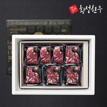 한우선물세트 1등급이상 명품 회성한우 정육7팩 1.4kg 선물세트 2호 불고기3팩 국거리2팩 산적2팩