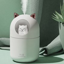청소쉬운가습기 듀얼노즐 휴대용가습기 통세척가습기 사무실 탁상용 작은방 가습기, 핑크