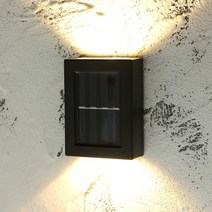 LED 무선외벽등 전구 B 2P 건물 베란다 정원 마당 입구비상등 오토직부등 복도벽부등 아파트계단조명등 건물외벽간접등 붙이는태양광조명 무선외부등