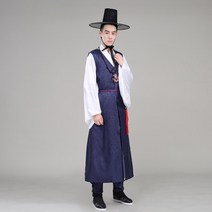 한복 장신구 조바위 정통 실크 전통 의상 웨딩 새틴 남성 민족 의류 남성용 18