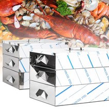업소용 스텐 사각 찜기 찜통 무시깡, 중(정사각), 1개