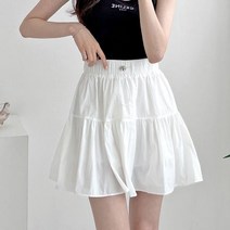 퍼니걸스 5315 밴딩 스트링 캉캉 미니 스커트 여성의류