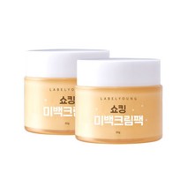 톤업+기미+잡티+주근깨케어/ 쇼킹미백크림팩 1+1 /보습/수분/올인원/천연수제