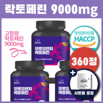 락토페린 고함량 9000mg 식약처 인증 해썹 장용성 300 모로오렌지 모로실 유산균코팅 락토패린, 01_모로오렌지 락토페린정 1통(120정)+사은품