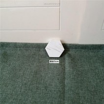 돌그릇 대리석 티코스터 돌도마 돌판접시 무광접시 스톤그릇 스톤플레이트 일식당 감성 카페 창업 인테리어 테이블웨어, 재즈화이트육각형 5cm