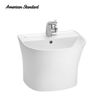 아메리칸스탠다드 플랫 내추럴 R 반다리 일체형 세면대 C135500L 플랫네추럴R, 수동, P자트랩 (벽배수), 정품폽업/트랩(+25000)