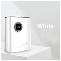 가정용 제습기 음이온 공기 청정기 에너지 절약 공기 건조기 저소음 1200ml 물 탱크 자동 꺼짐 수분 흡수, White_1, Eu 플러그_1
