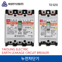 태성전기 누전차단기 TCE-52 40A, 1개