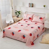 FANTASY New Aloe Vera Cotton Washed Cotton 싱글 침대 시트 베개 케이스 포시즌 시트 크고 작은