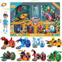 헬로수동변신 카봇 장난감 아이 패트론S 액션 작동변신 헬로 로봇장난감 변신 로봇, 02. 카바오 에그 갓 8종 세트 +