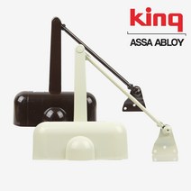 킹도어클로저 K100 목문용 도어체크, 아이보리