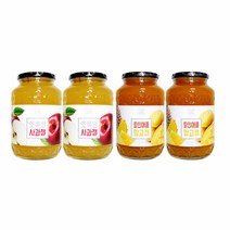 초록원 사과잼 2개 +파인애플 망고잼 2개 (4병)