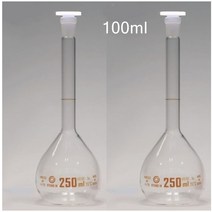 투명메스플라스크(경질1급) 100ml (korea)