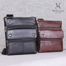밀레바노 슬림가방 소 소가죽 크로스백