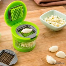 [123마켓] Garlic Slicer 마늘썰기 2 in 1 마늘슬라이서 마늘다지기