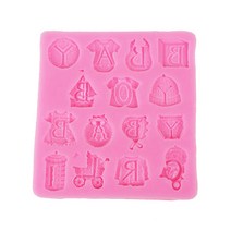 [GO5109 천연비누만들기 몰드] EG003 - 미니 알파벳 데코몰드 15구, 5개(3200원)