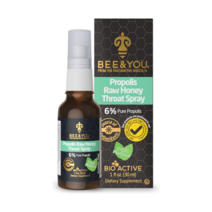 BEE and You 비앤유 프로폴리스 허니 위드 멘톨 스프레이 30ml 1병 면역 및 인후통완화 도움, 1개