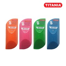 티타니아 퍼미스 발각질 제거 스펀지 파일 1개 / 색상 랜덤 발송