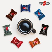ESSSECAFFE 에쎄 카페 캡슐 커피머신 SISTEMA ESPRESSO S12, 이디알레 캡슐100개