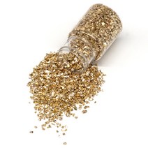 35g 금속 분쇄 된 돌 효과 필러 DIY 수제 장식 코스터 수지 금형에 대 한 장식 크리스탈, 하나, 골든