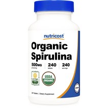 뉴트리코스트 스피룰리나 500mg 타블렛, 240개입, 1개
