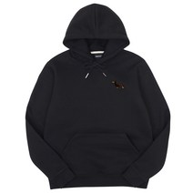 옥스타 스탠드 닥스훈트 자수 후드티 기모 후드티셔츠