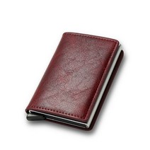 탄소 섬유 Rfid 카드 홀더 남자 지갑 돈 가방 남성 빈티지 블랙 2022 스몰 가죽 미니 슬림 Walets