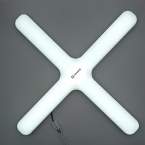 오스람 레드밴스 LED 십자등 60W 주광색 사무실등 KC, 60W-주광색_하얀빛