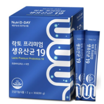 뉴트리디데이 락토 프리미엄 생유산균 19, 60g, 1개