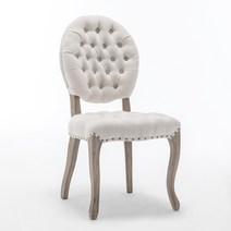 쉐비가구 식탁 의자 엔틱 화장대 원목 테이블 프렌치, 17 팔걸이가있는호두나무프레임가죽아트2