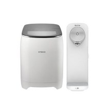 현대큐밍 스테닉 제빙기 스탠드형 화이트 DIM-0151AWH + 더슬림온 직수형 정수기 HP-815CW422016 L4
