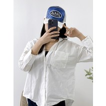 본더치 네이비 글리터 트러커 남녀공용 메시캡 모자