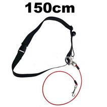 좋은 프리 다이빙 물 입수 잠수 장비 준비 freediving lanyard 316 스테인레스 스틸 안전 로프 허리띠 다이브 안전 라이프라인 다이버 트레이닝 키트, 벨트 랜야드 150cm