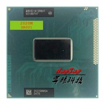노트북 프로세서 인텔 펜티엄 2020m 2020m sr0u1 sr0vn sr184 2 4GHz 듀얼 코어 듀얼 스레드 CPU 프로세서 2m 35w 소켓 g2rpga988b
