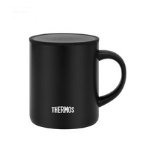 써모스 일본 스테인리스 스틸 보온보냉 머그컵 JDG-350C, 1개, 블랙