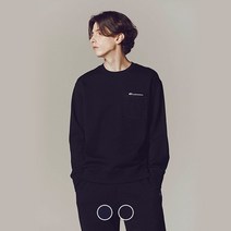[지오다노] 022721 지모션 인터락 크루넥 포켓 맨투맨