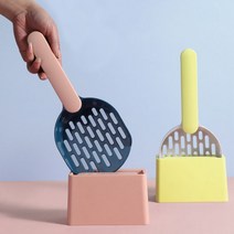 더시티오 2개묶음 고양이 모래삽 홀더 세트, 색상랜덤 2개묶음